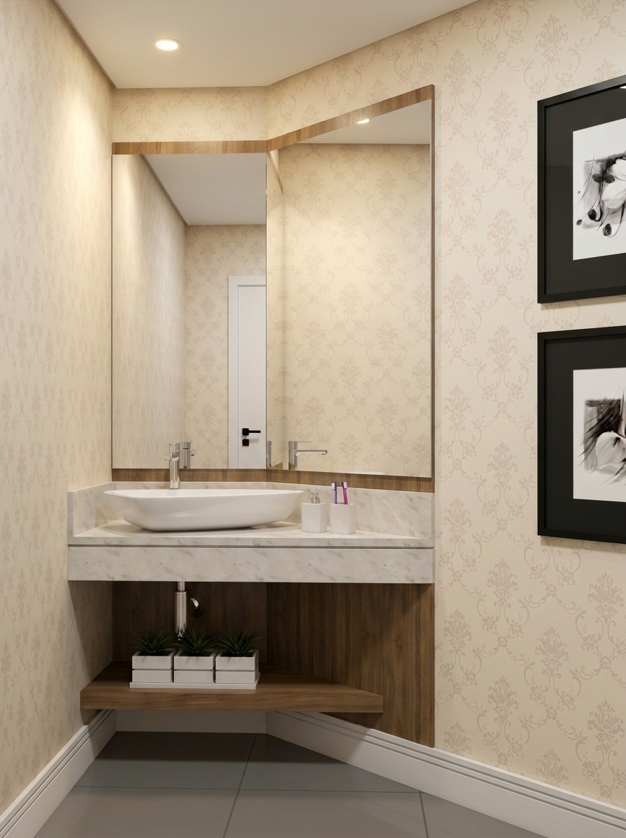 Lavabo - Residência Beatriz Correia, imagem 4