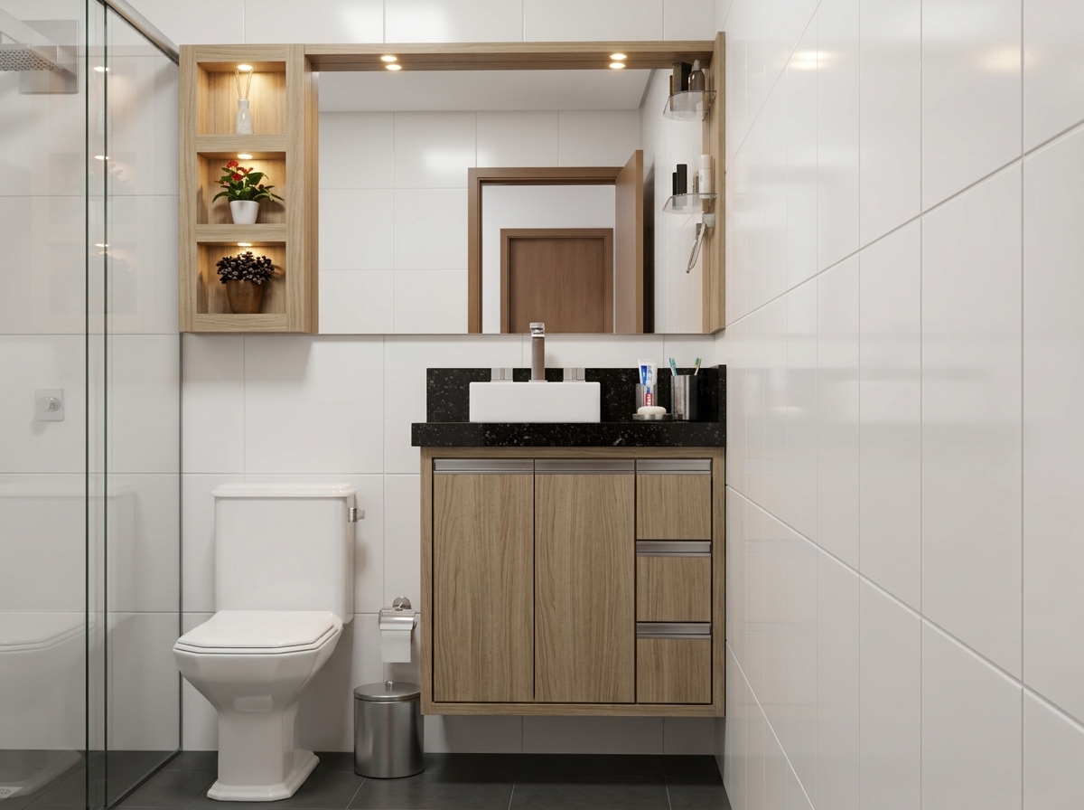 Banheiro 1 - Apartamento Bruno Carvalho, imagem 4